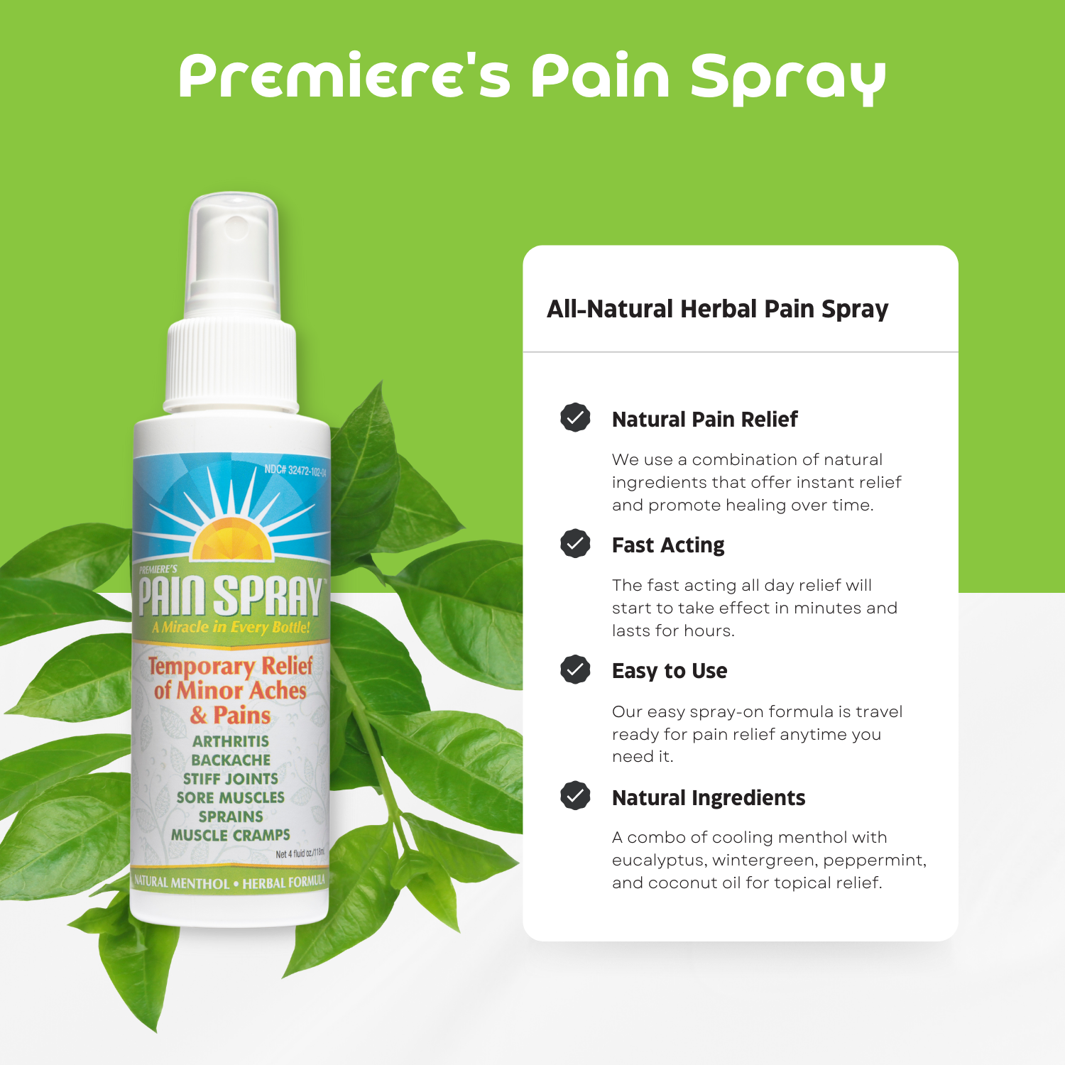 Pain Spray Mist