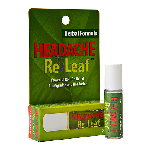 Headache ReLeaf - Powerful Roll-On Relief for Migraine and Headaches